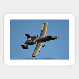 A-10C Rolling In Hot Sticker